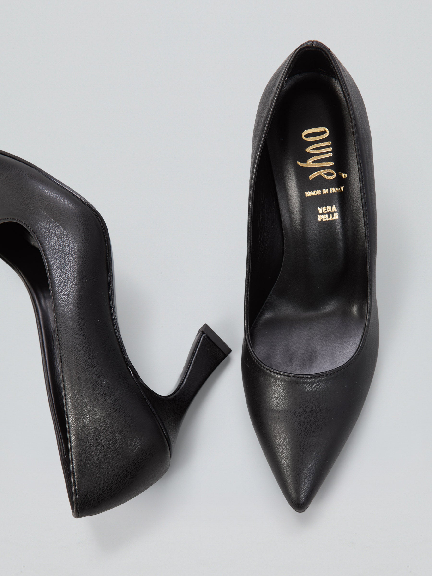 Ovye Decollete e Slingback decollete nero tacco 8 cm