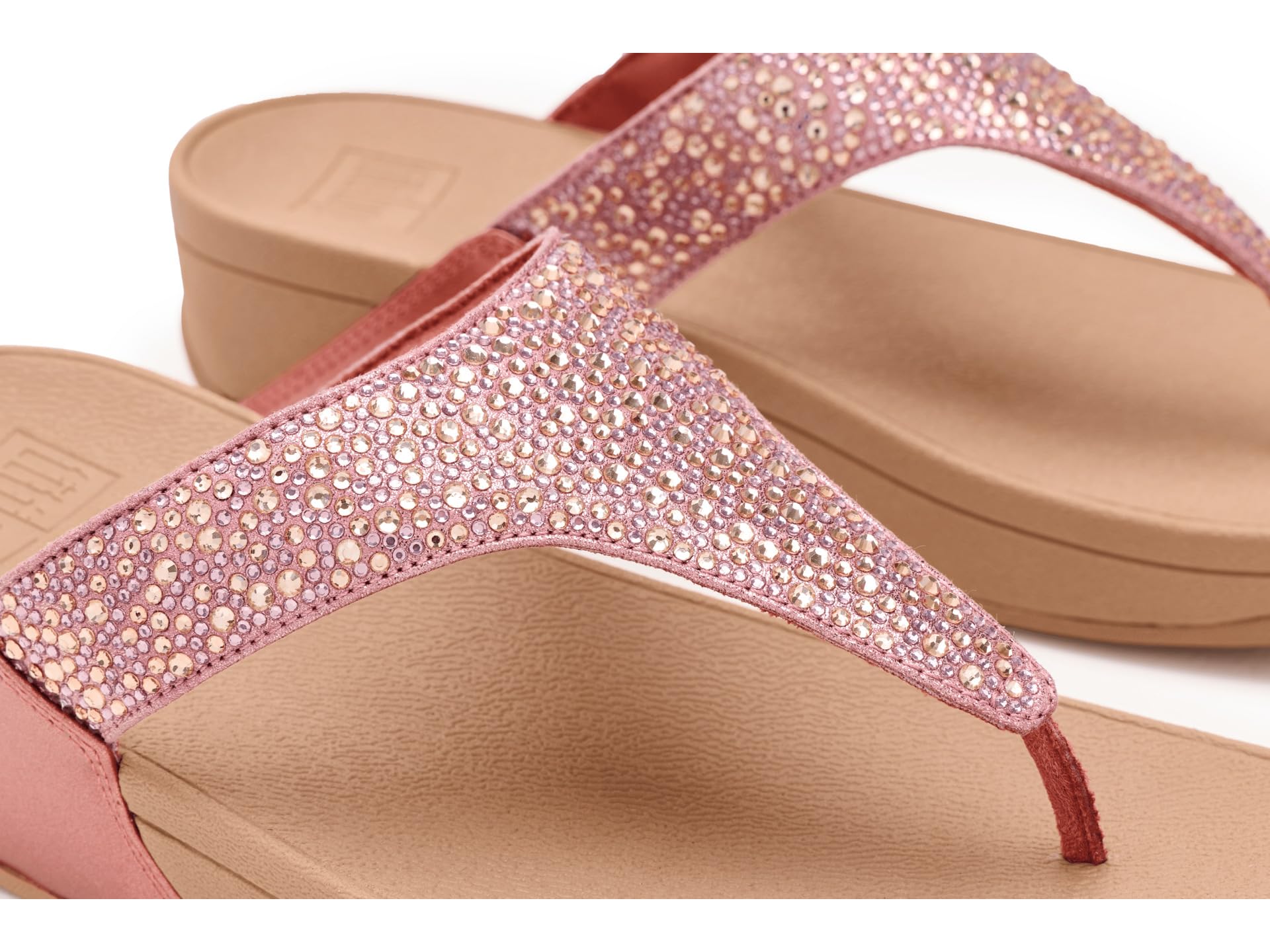 FitFlop Lulu Crystal-mix sandali donna rosa ruggine