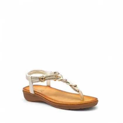 Cinzia Soft Sandali Donna Bianco White Zeppa Sintetico