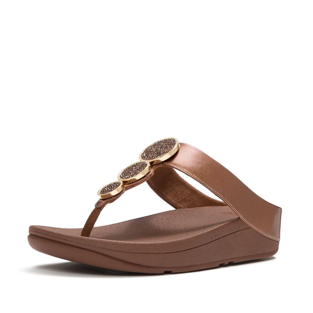 FitFlop Halo Bead infradito donna metallizzato
