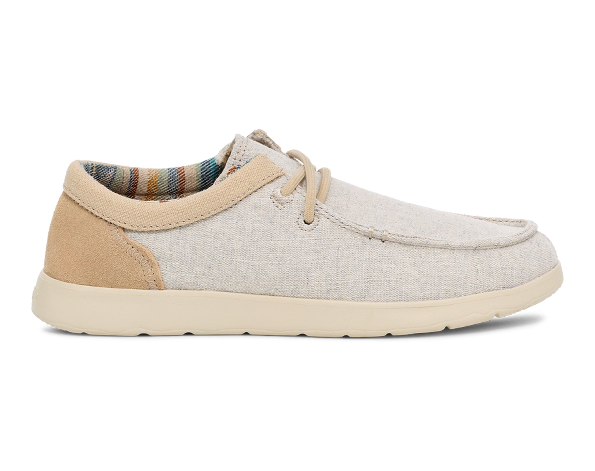 Sanuk Shaka Lite 2 Sl slip on donna Cream lana sughero