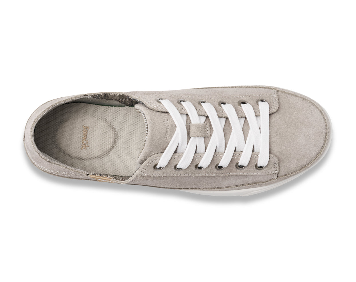 Sanuk Tydal Leather sneakers donna Peyote Suede pelle