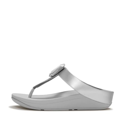 FitFlop Fino Crystal Prism sandali donna infradito 39 argento