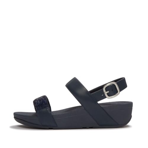 FitFlop Flowrise Crystal sandali donna strass nero