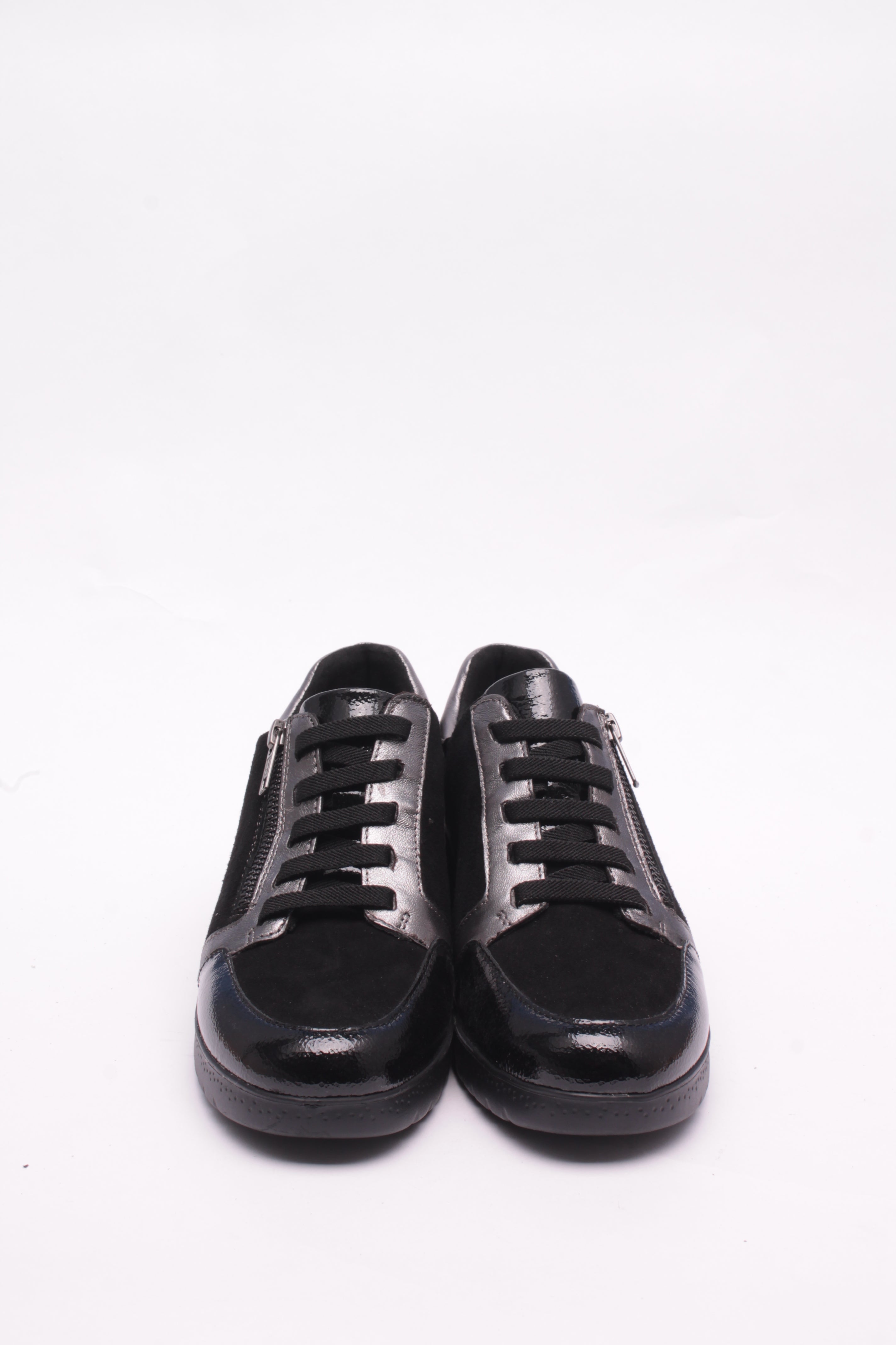 Cinzia Soft Sneakers Donna Pelle Nero Piombo IV6725905