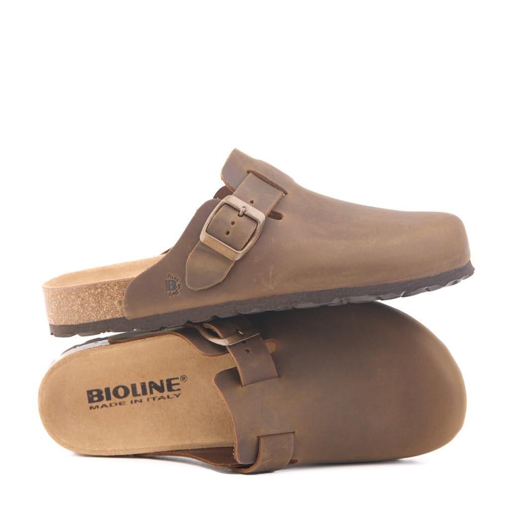 Bioline 1900 Sabot Uomo 42 EU Testa Moro Sughero