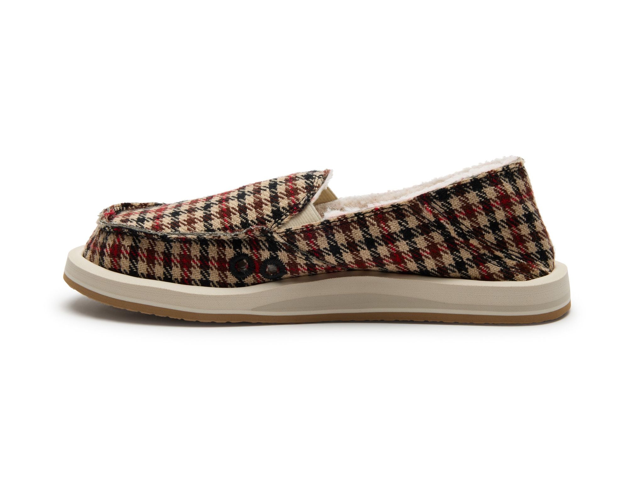 Sanuk Donna Plaid Chill slip-on multi flanella