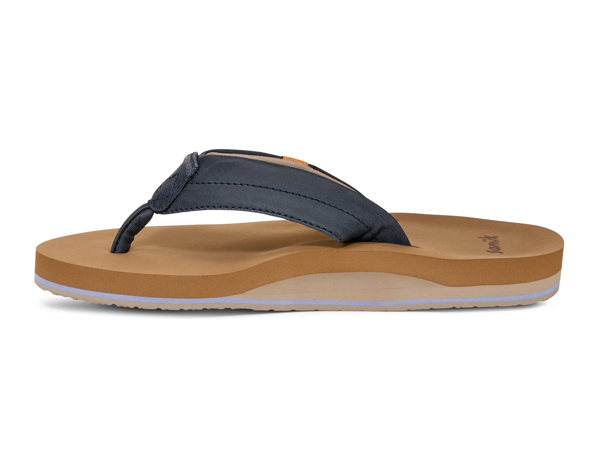 Sanuk Sawyer infradito uomo nere memory foam acqua