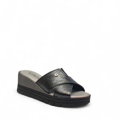Cinzia Soft Pianella Donna Sintetico Platino gomma