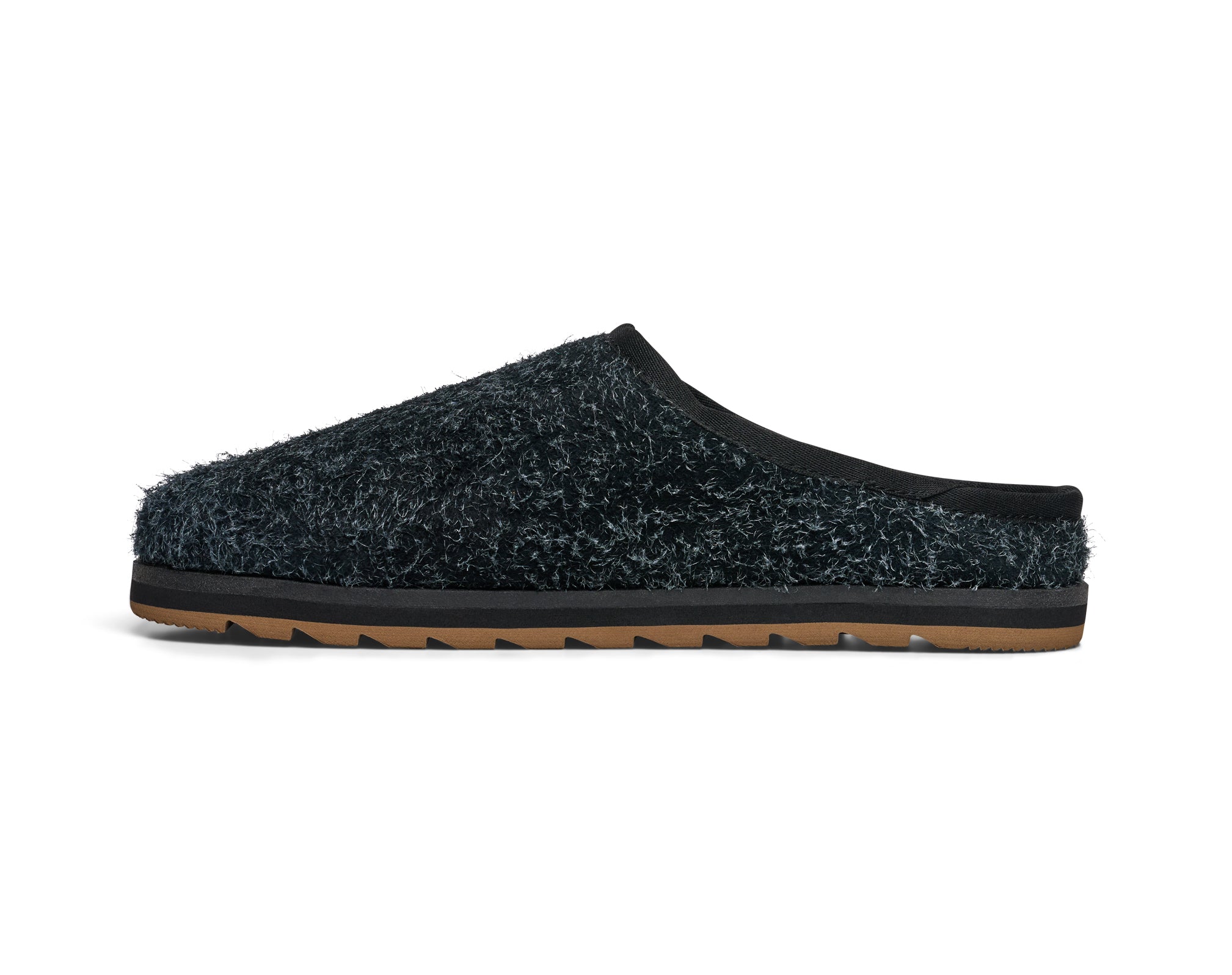 Sanuk Yoga Cloud Lounger Leather pantofola uomo nero suede