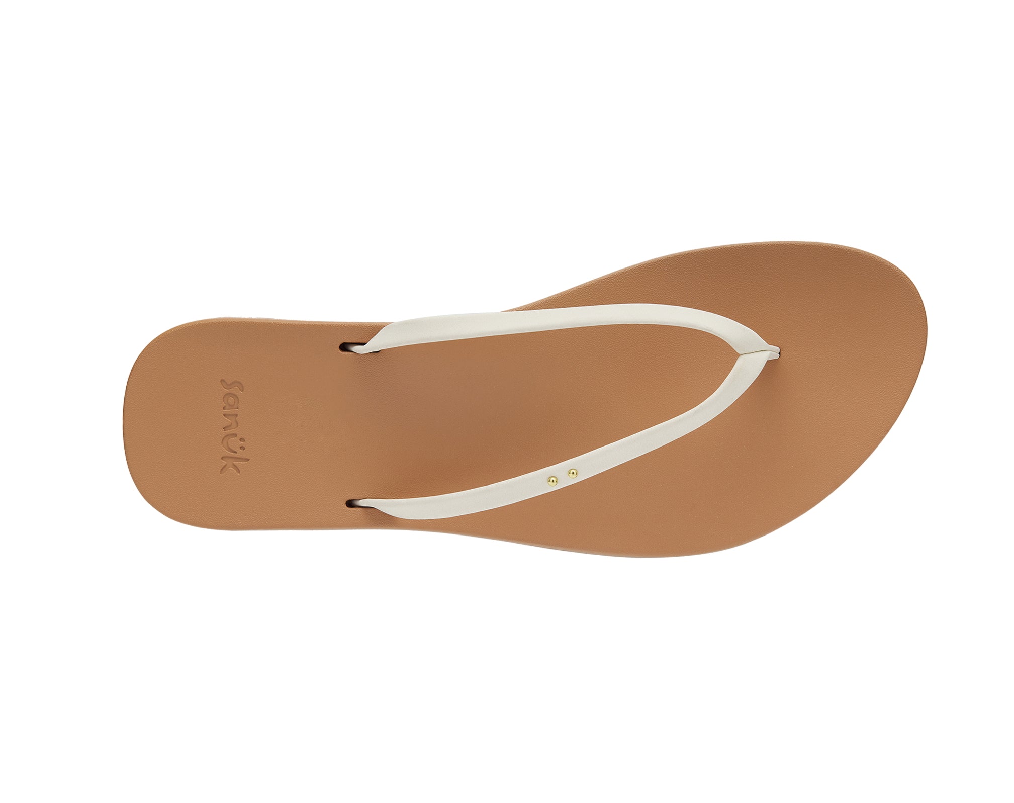 Sanuk Polly infradito marrone chiaro minimal