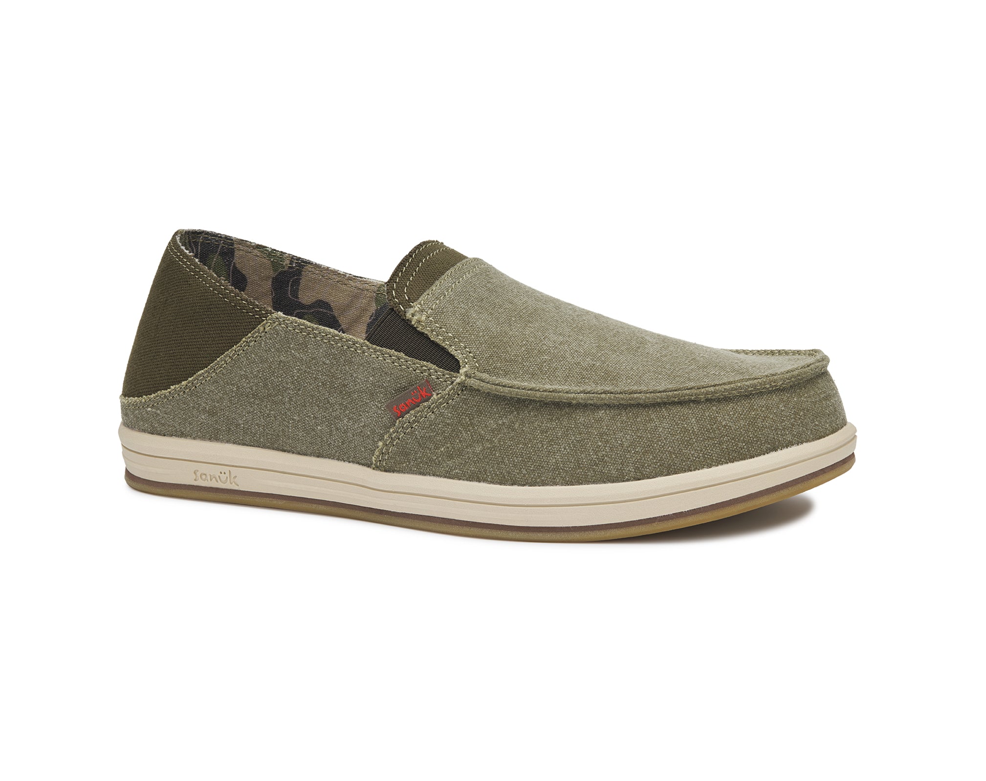 Sanuk Donny 2.0 mocassini uomo Natural vestibilità ampia