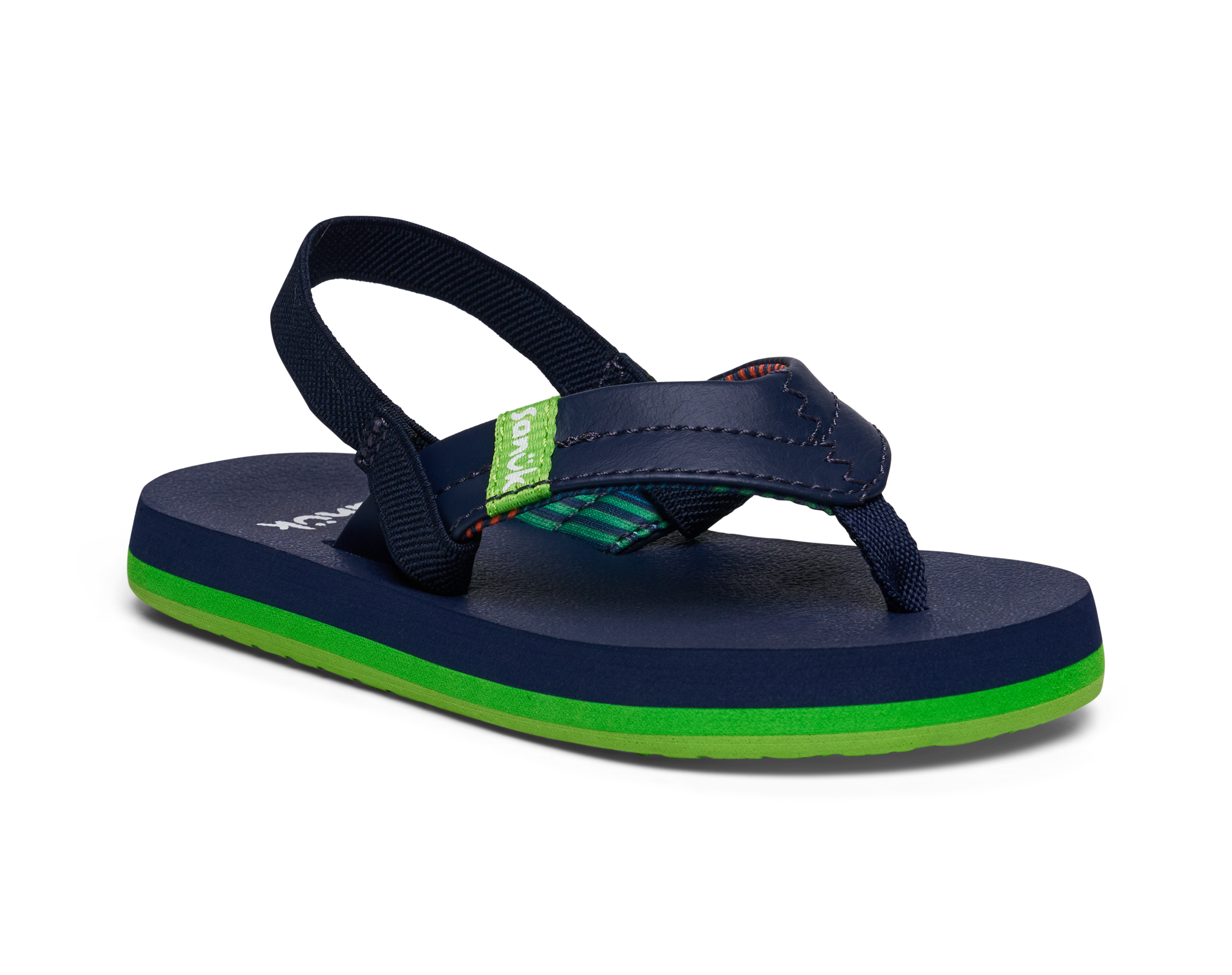 Sanuk Wavy sandali bimbo tan con cinturino acqua