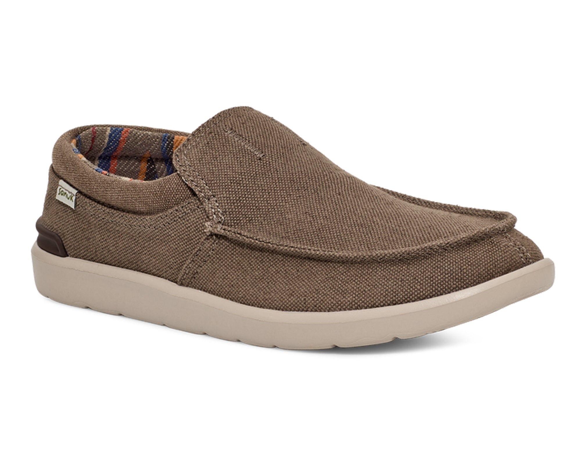 Sanuk Sidewalk Surfer Lite 2 Slip-On Uomo Nero Leggere