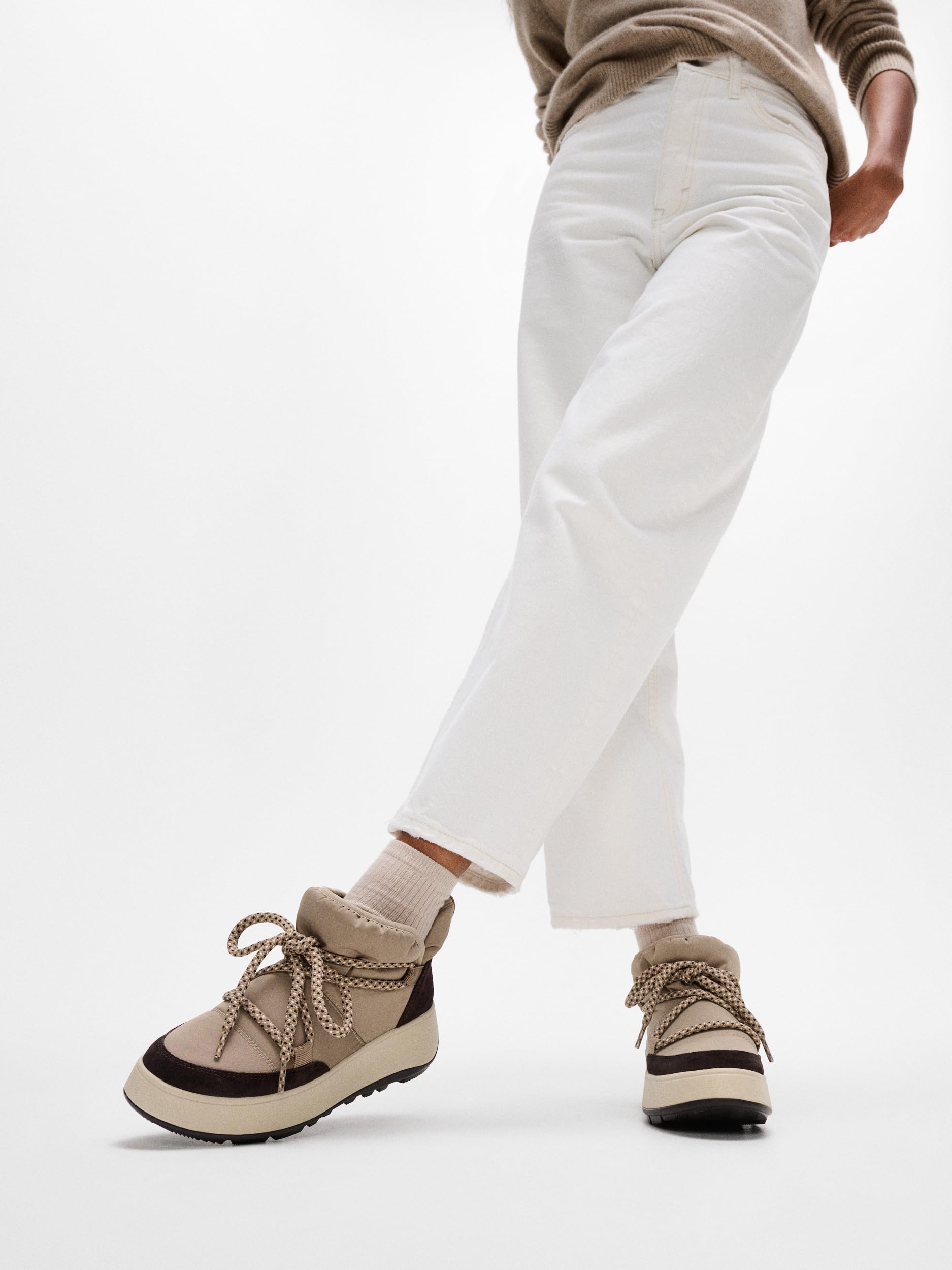 FitFlop F-Mode stivaletto donna mesh flatform 37 EU