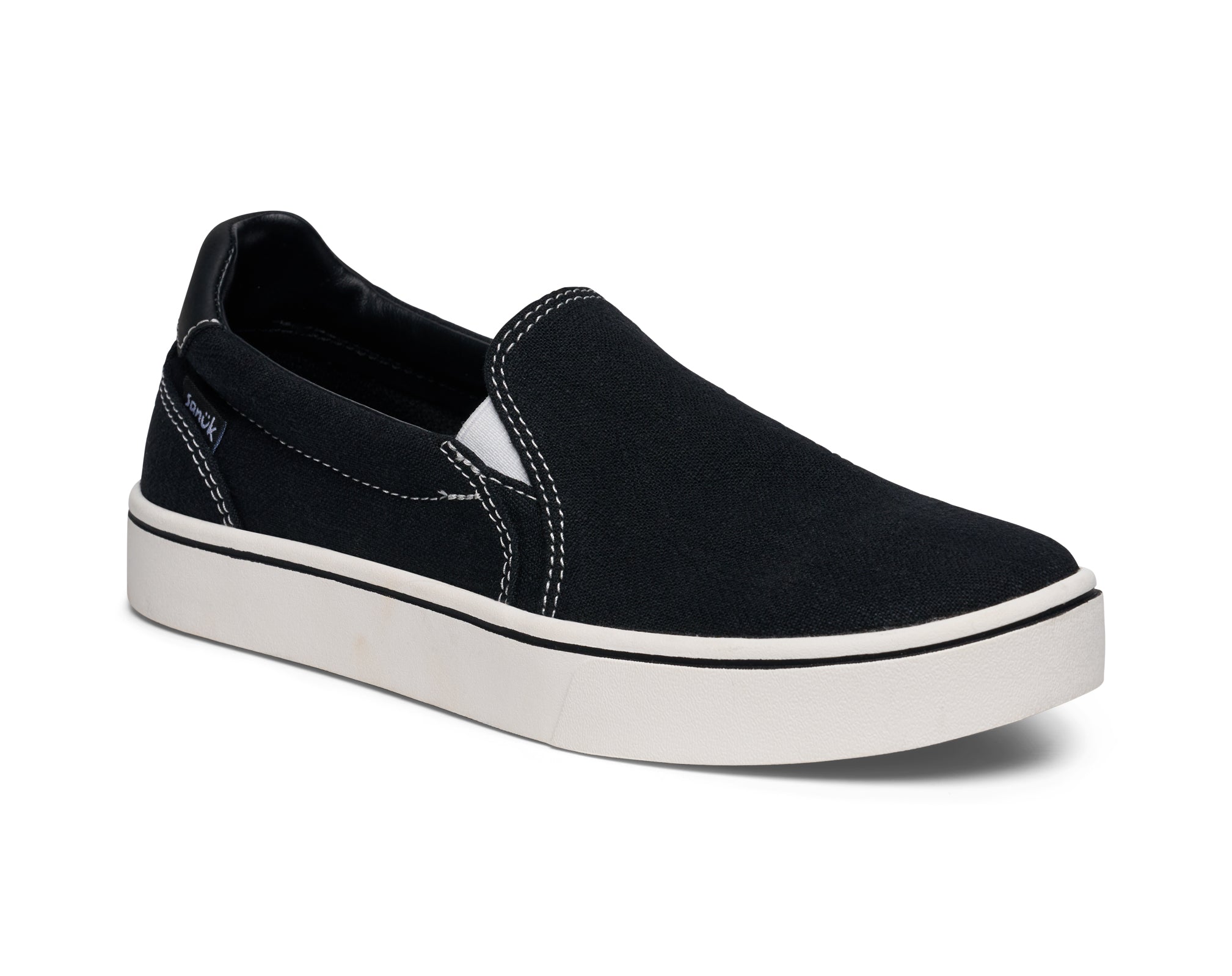 Sanuk Hava Snack slip-on ragazzi Black senza lacci