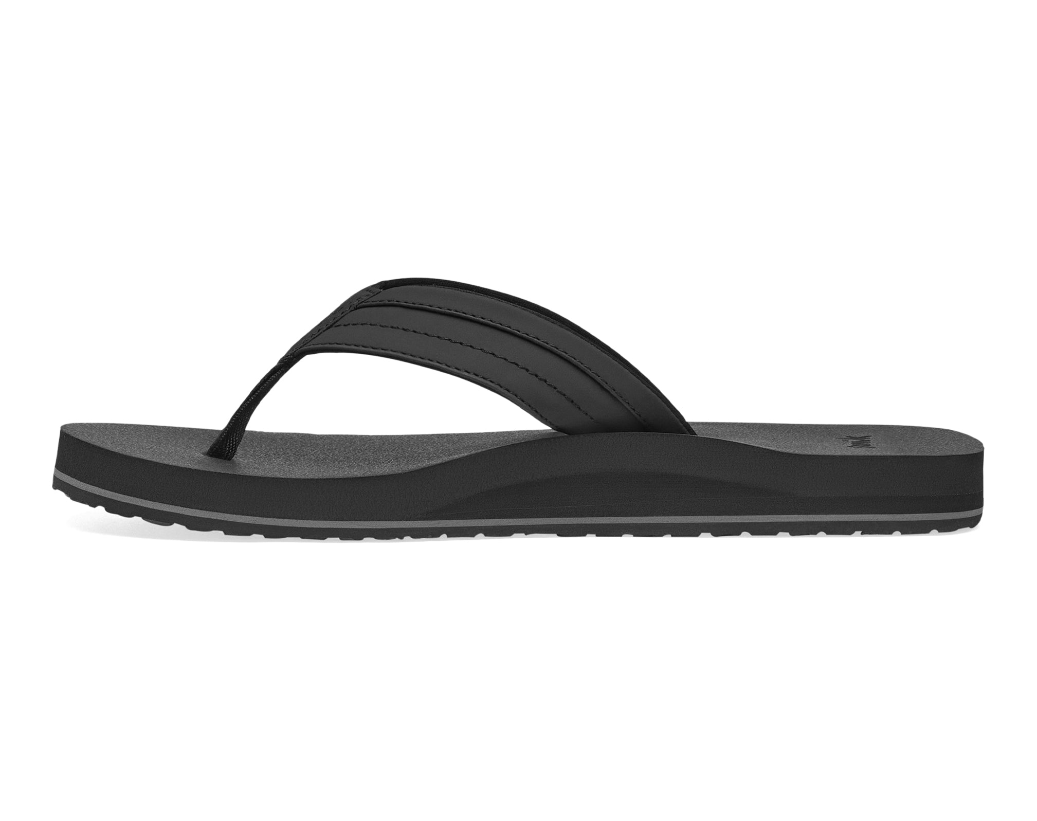 Sanuk Ziggy St Sandali Uomo Nero Schiuma Morbida