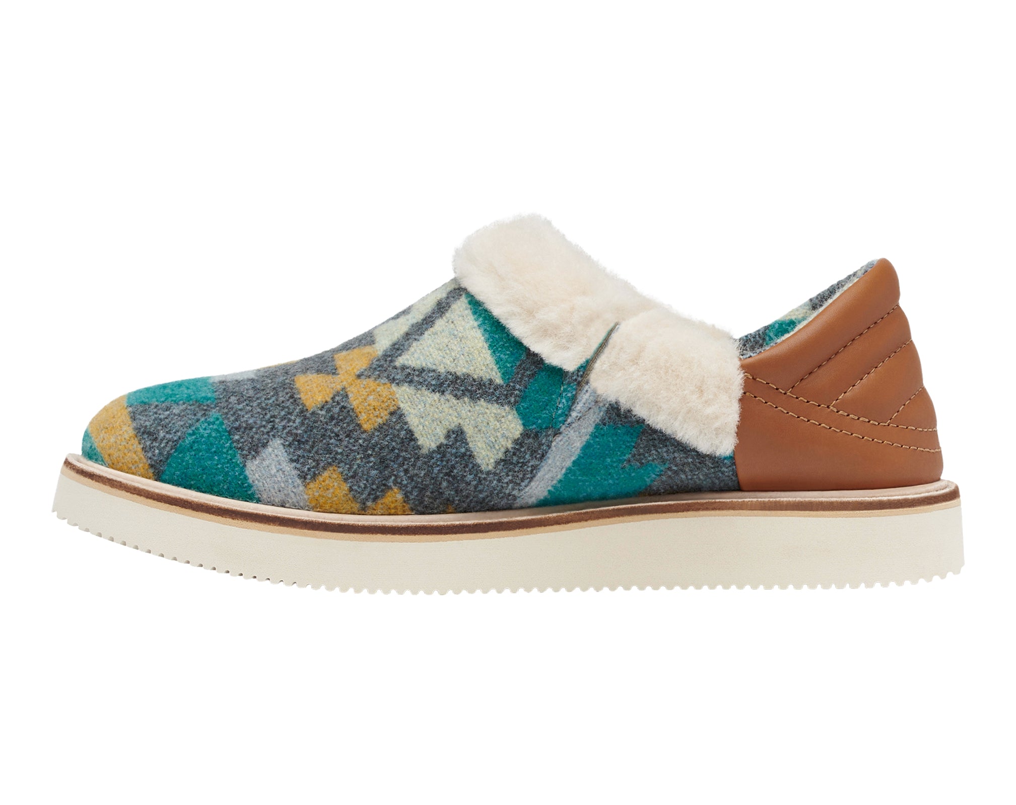 Sanuk Cozy Vibe Low Sm pantofole donna multicolor in lana