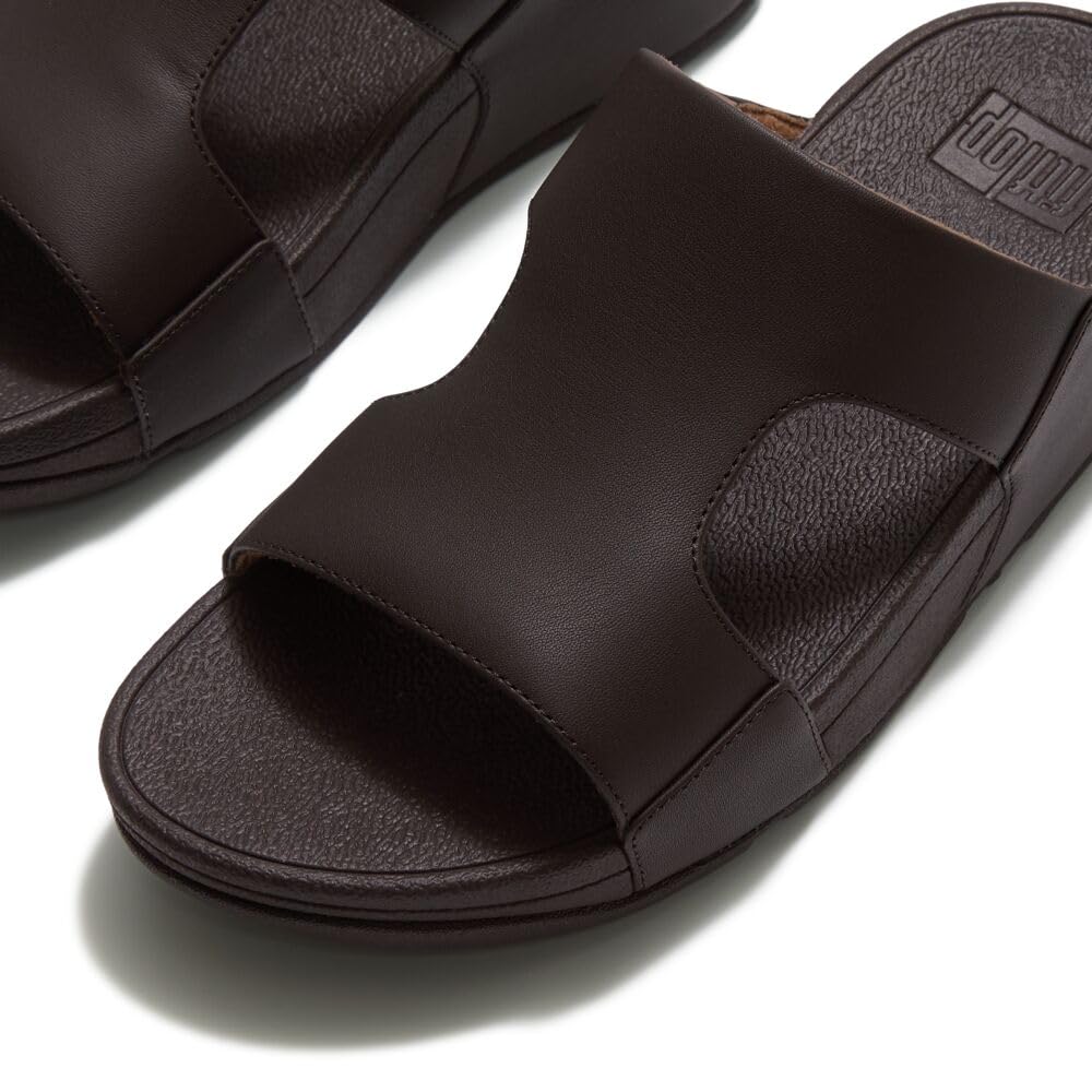 FitFlop Lulu Leather H-Bar Slides sandali donna taglia 39 pelle