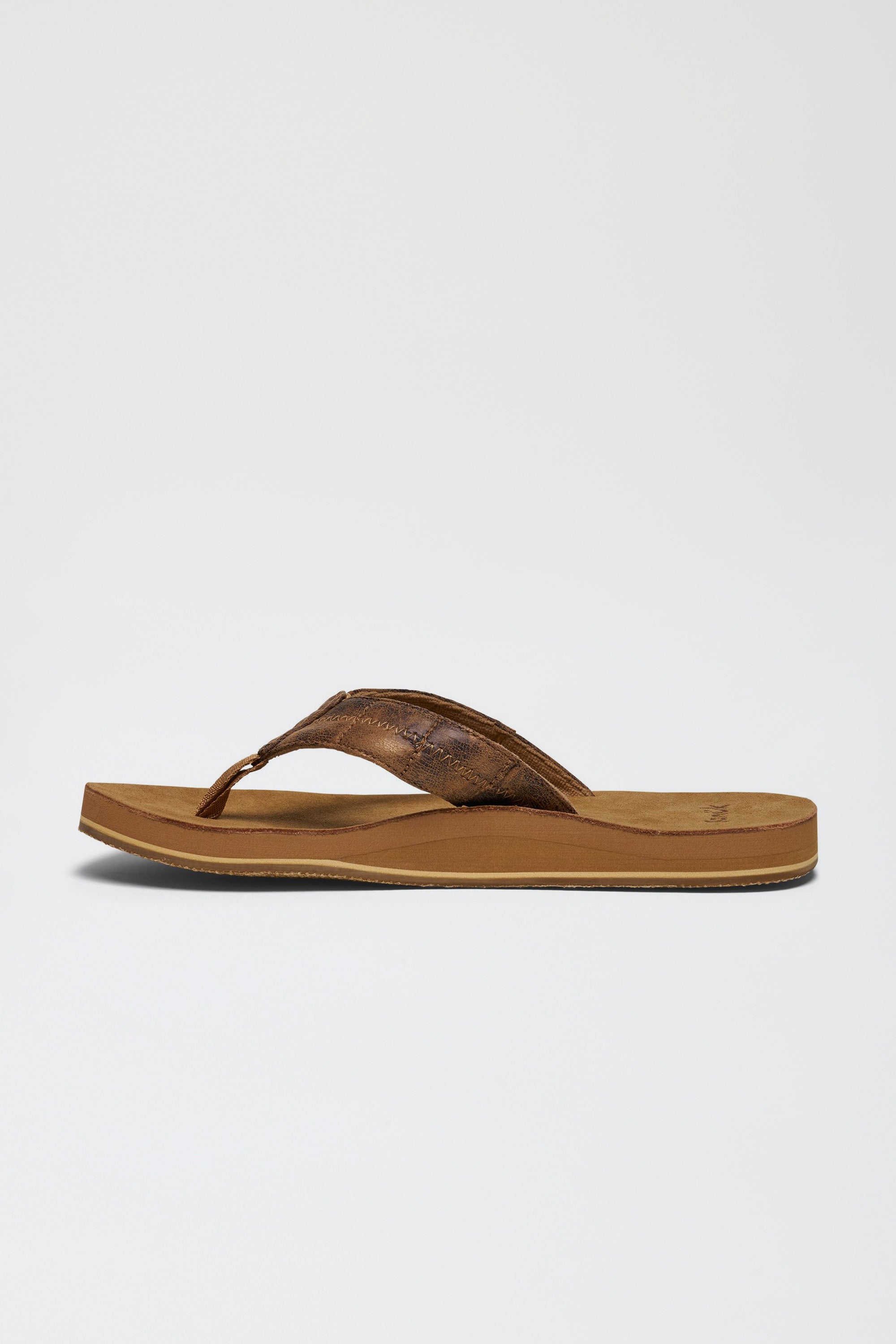 Sanuk Hideout sandali uomo Tobacco Brown pelle sintetica