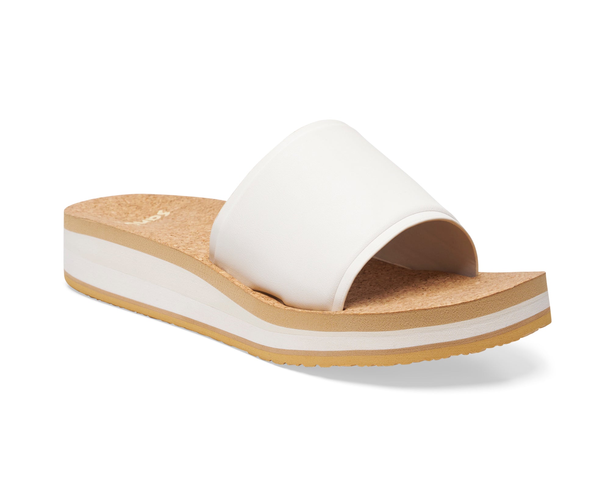 Sanuk Highland Slide ciabatte donna Marshmallow platform