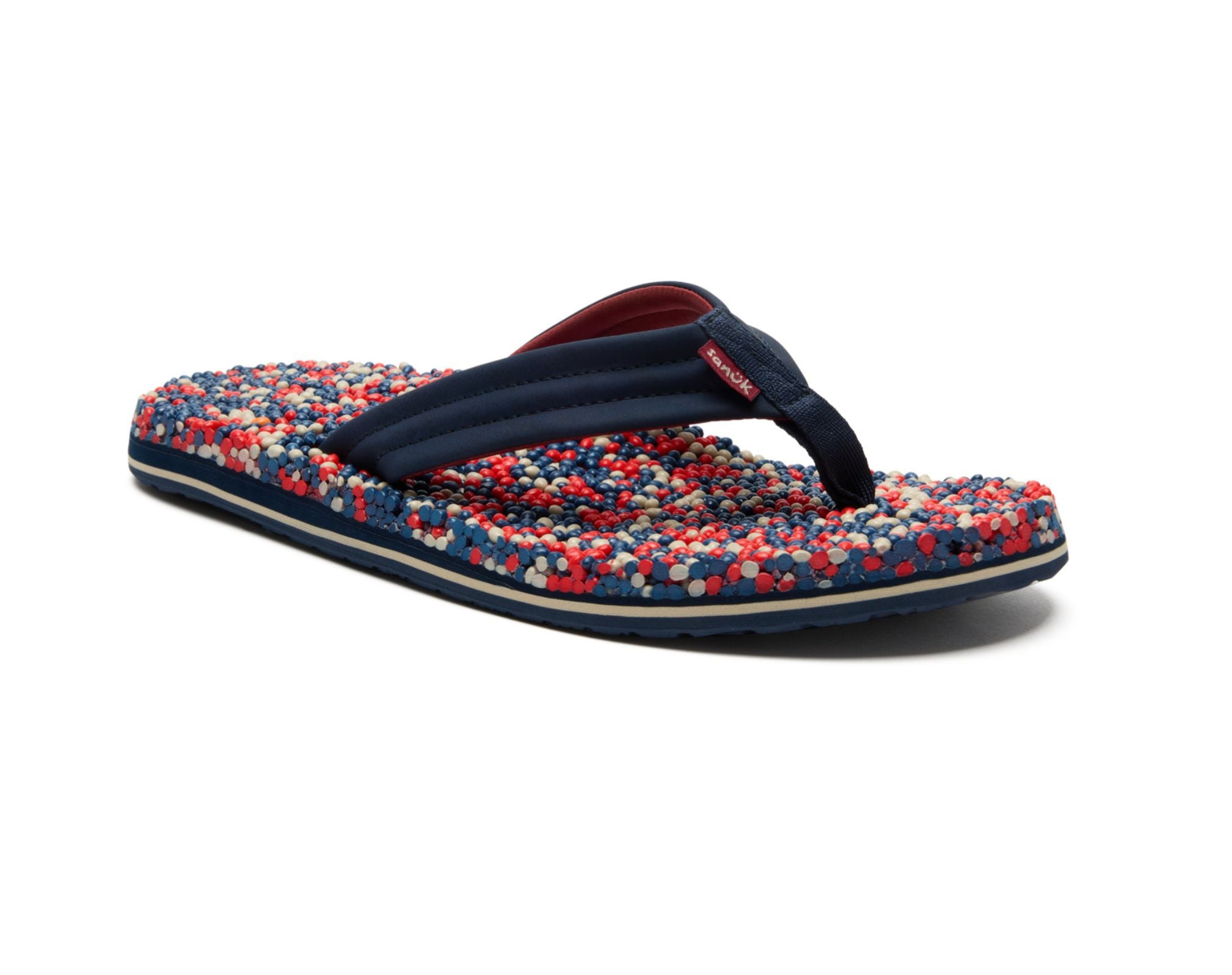 Sanuk Bubblecush Infradito Uomo Massaggianti Nero