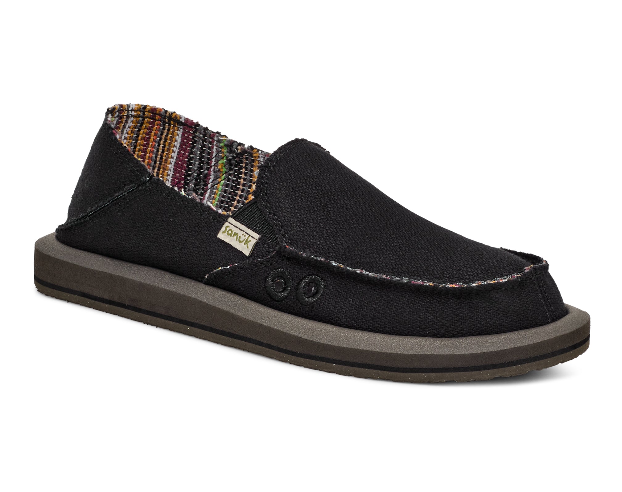 Sanuk Donna Hemp Slip-On Donna Natural in Canapa