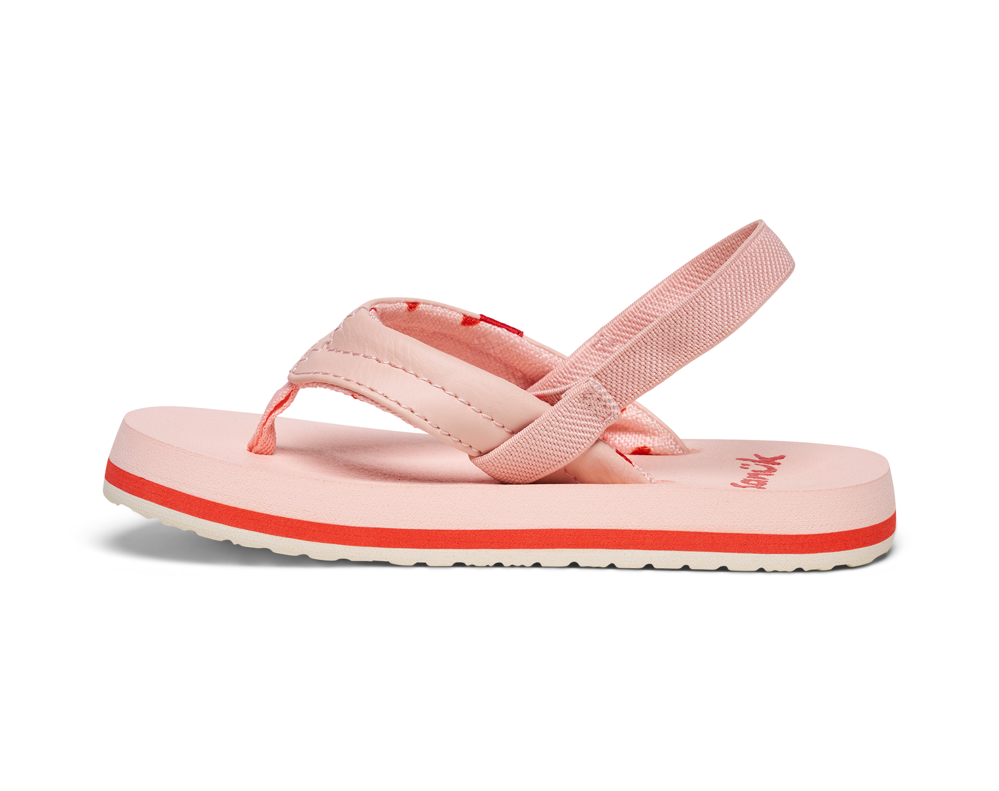 Sanuk Wavy sandali bimbo tan con cinturino acqua
