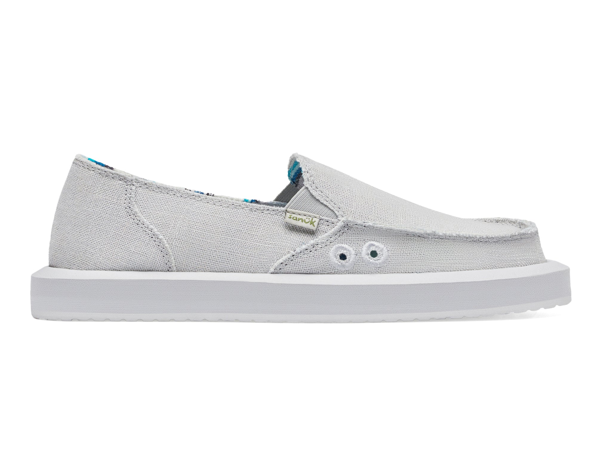 Sanuk Donna ST Hemp Slip-On Donna Nero Canapa