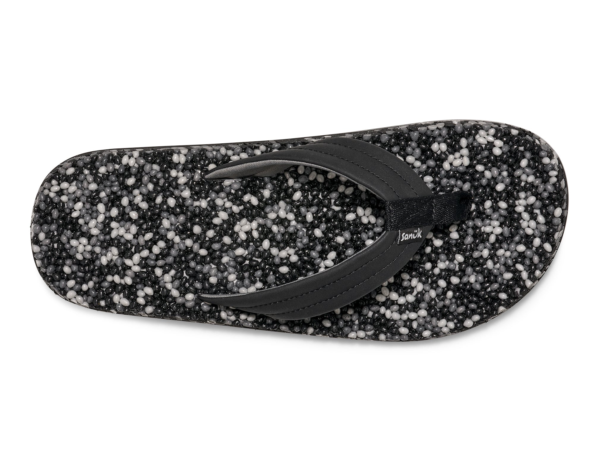 Sanuk Bubblecush Infradito Uomo Massaggianti Nero