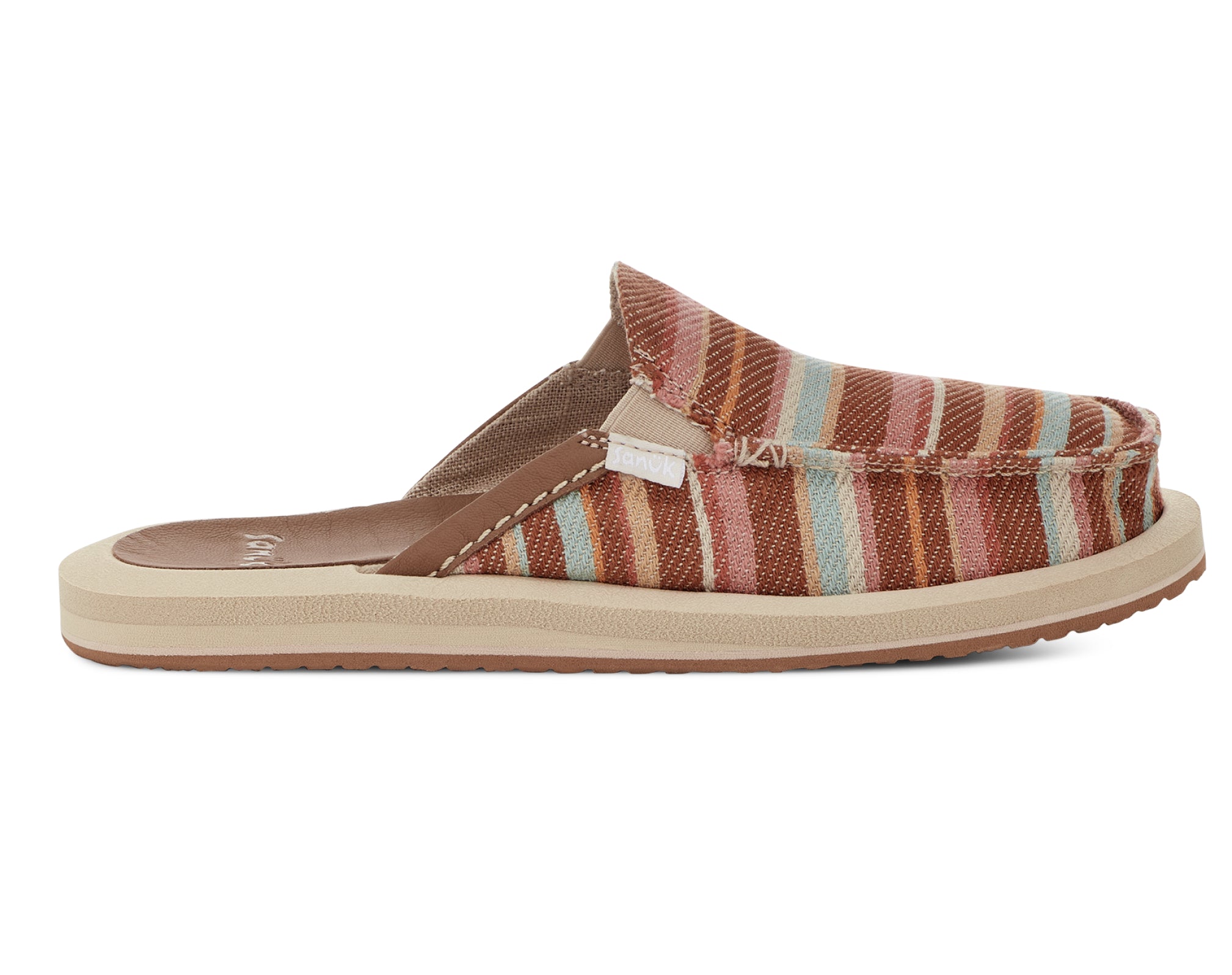 Sanuk You Got My Back ST Blanket mules donna Caramel Multi canapa
