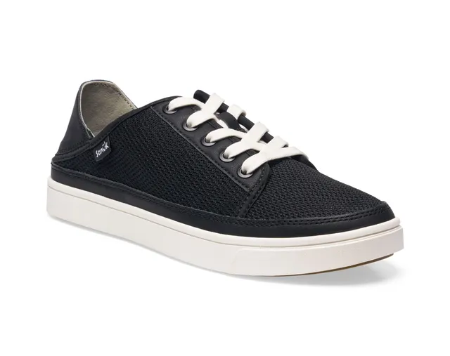 Sanuk Tydal slip-on donna nero in mesh riciclata