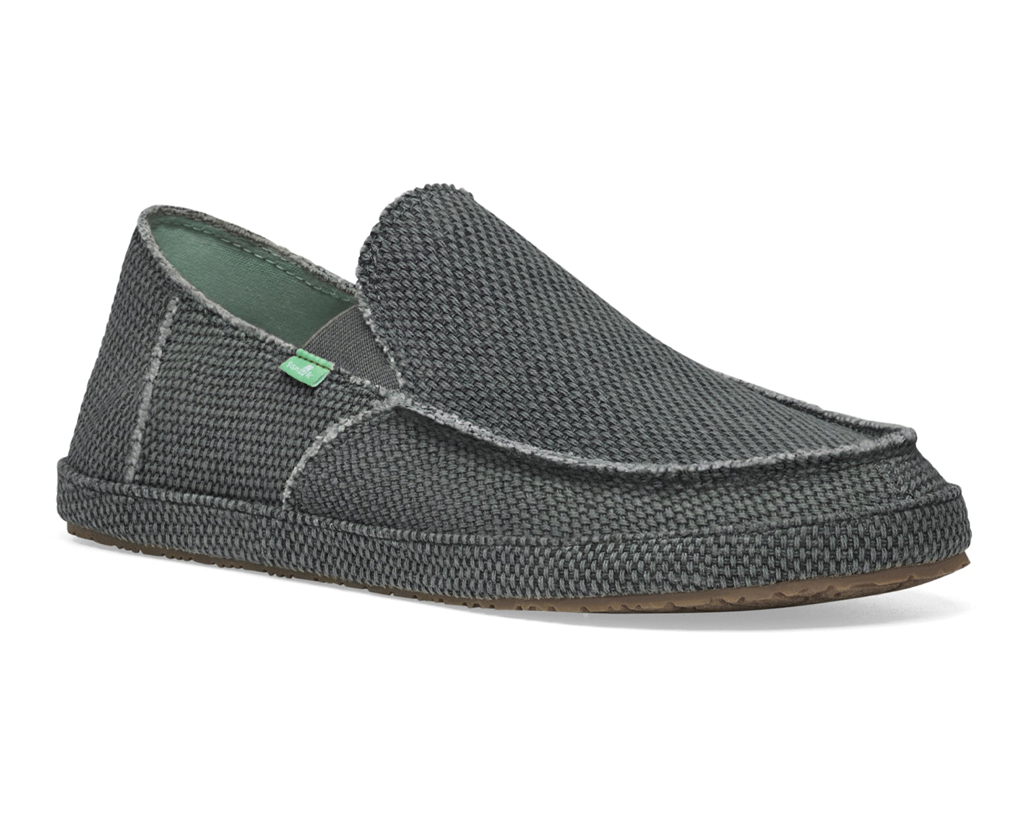 Sanuk Rounder Slip-On Uomo Tela Marrone Vegan