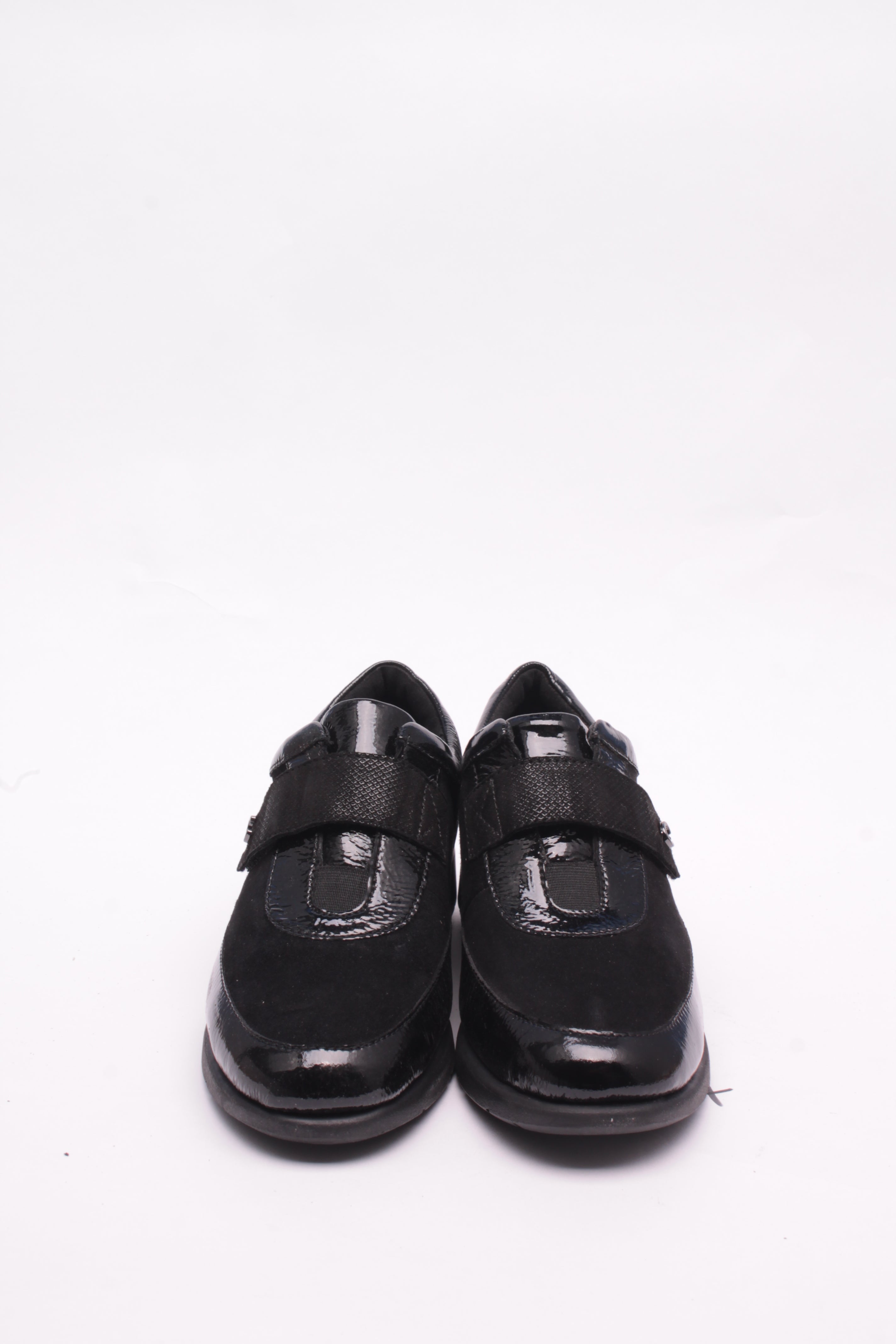 Cinzia Soft Sneakers Donna Pelle Nere Tacco 3 cm