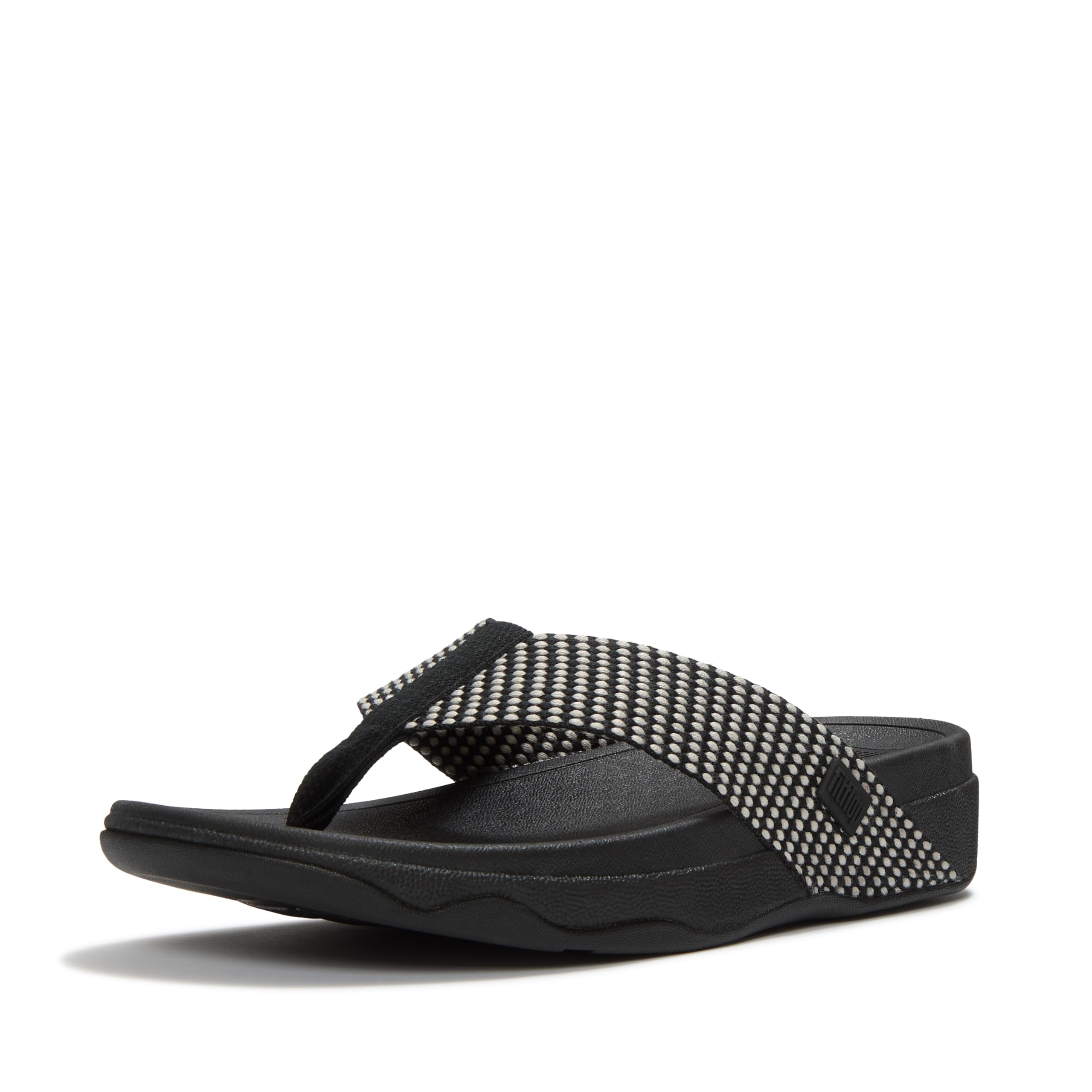 FitFlop Flowmotion Toe-Post sandali donna nero
