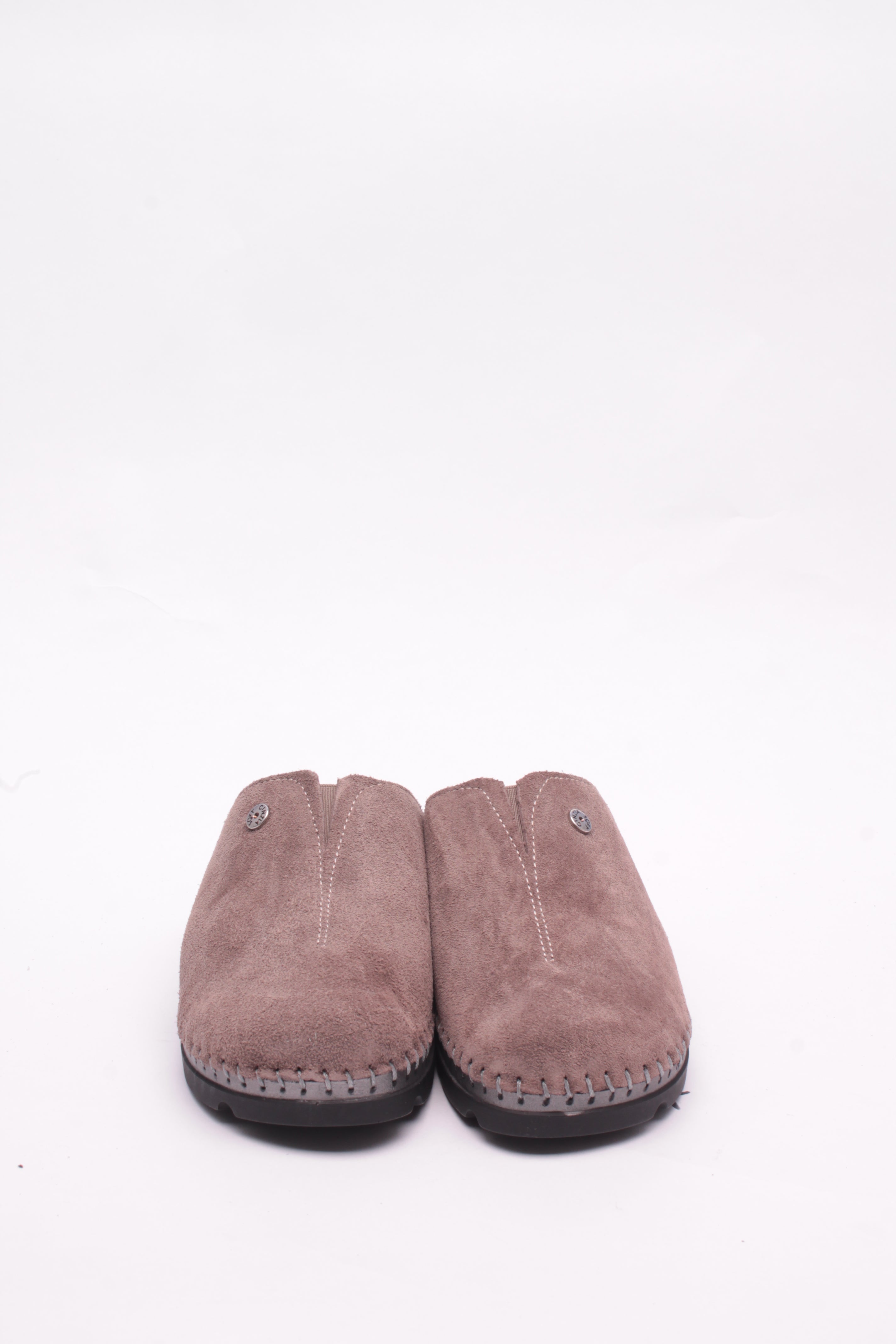 Cinzia Soft Pantofole Ciabatta Donna Pelle Tortora IMD30229