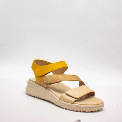 Cinzia Soft Sandalo Donna Beige Mustard sintetico