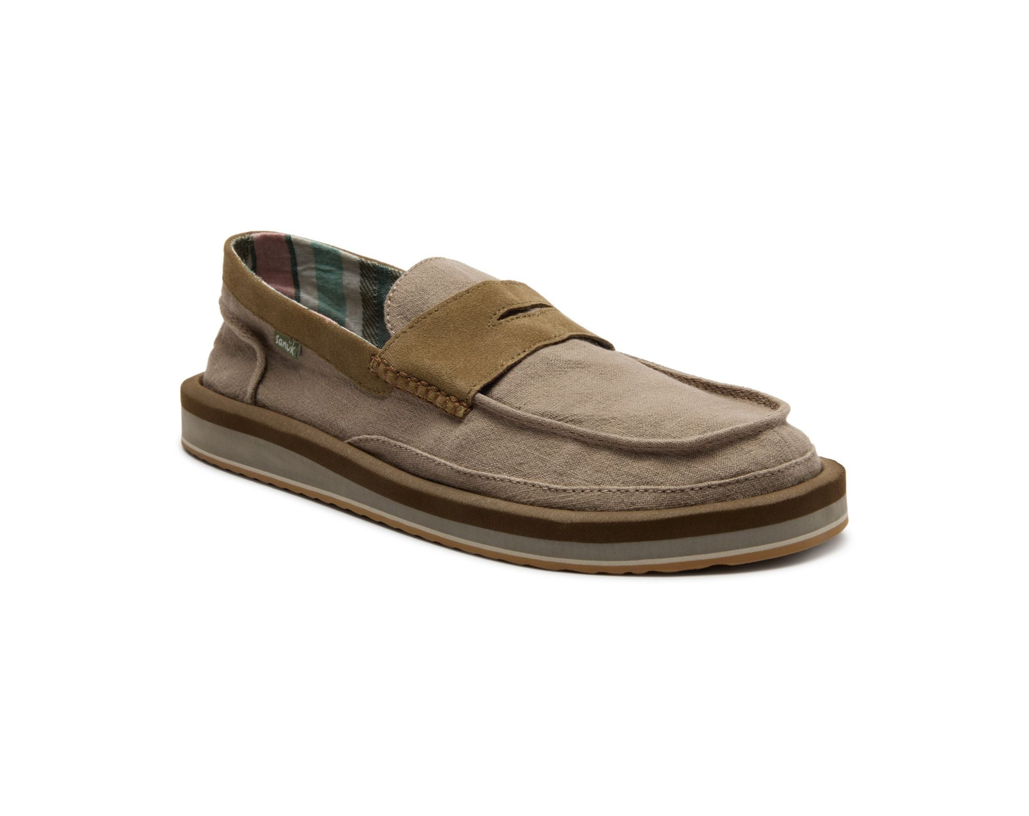 Sanuk Donny Loafer mocassini uomo Funghi cotone vegan
