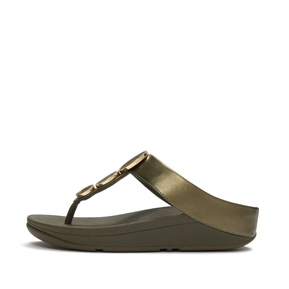 FitFlop Halo Bead infradito donna metallizzato