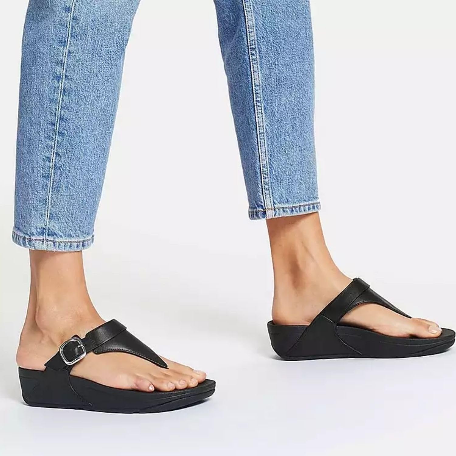 FitFlop Lulu sandali donna pelle nero ammortizzati