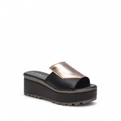 Cinzia Soft Sandali CM Sandalo Zeppa Pelle Nero 70/100