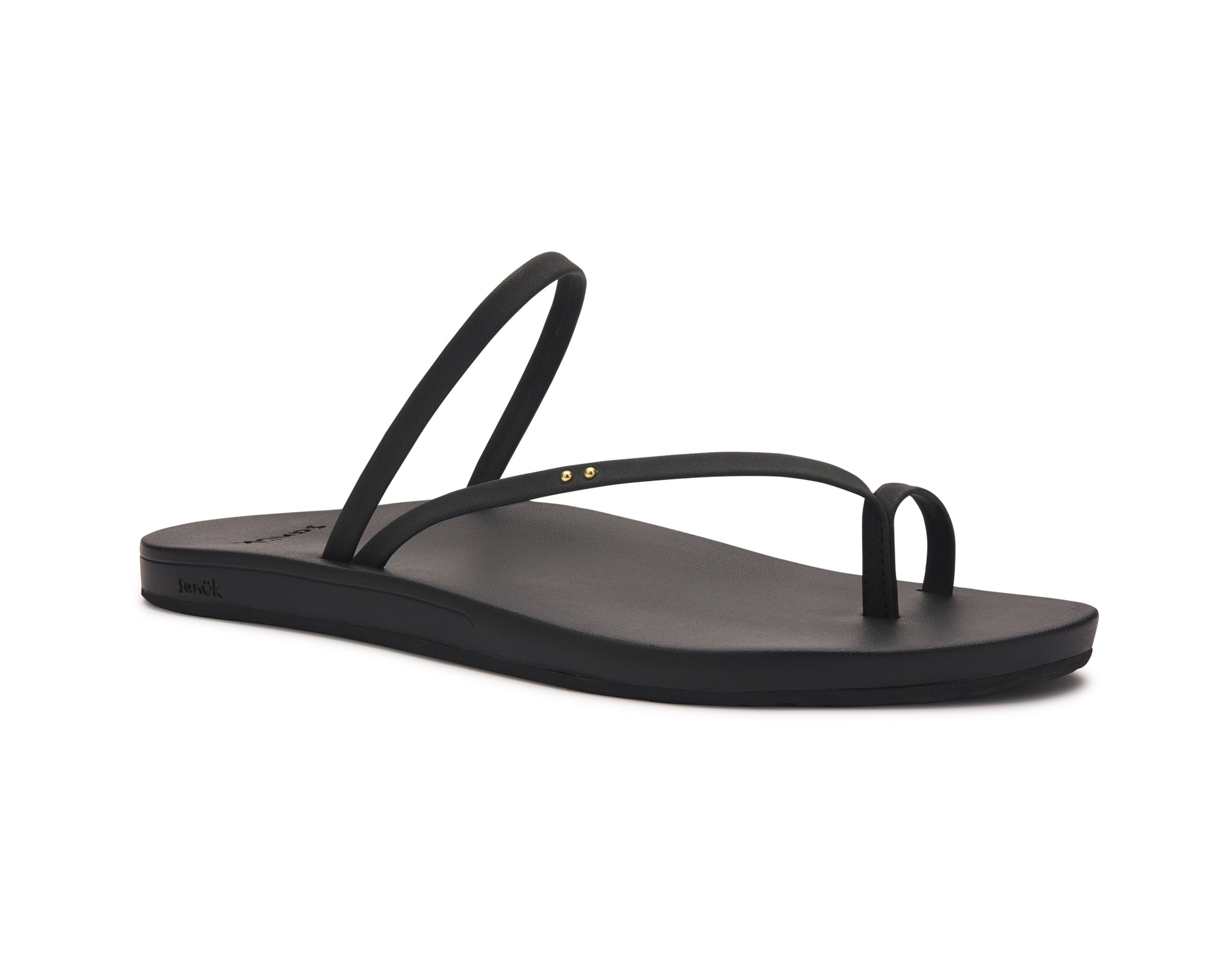Sanuk Polly Ring infradito donna nere con anello