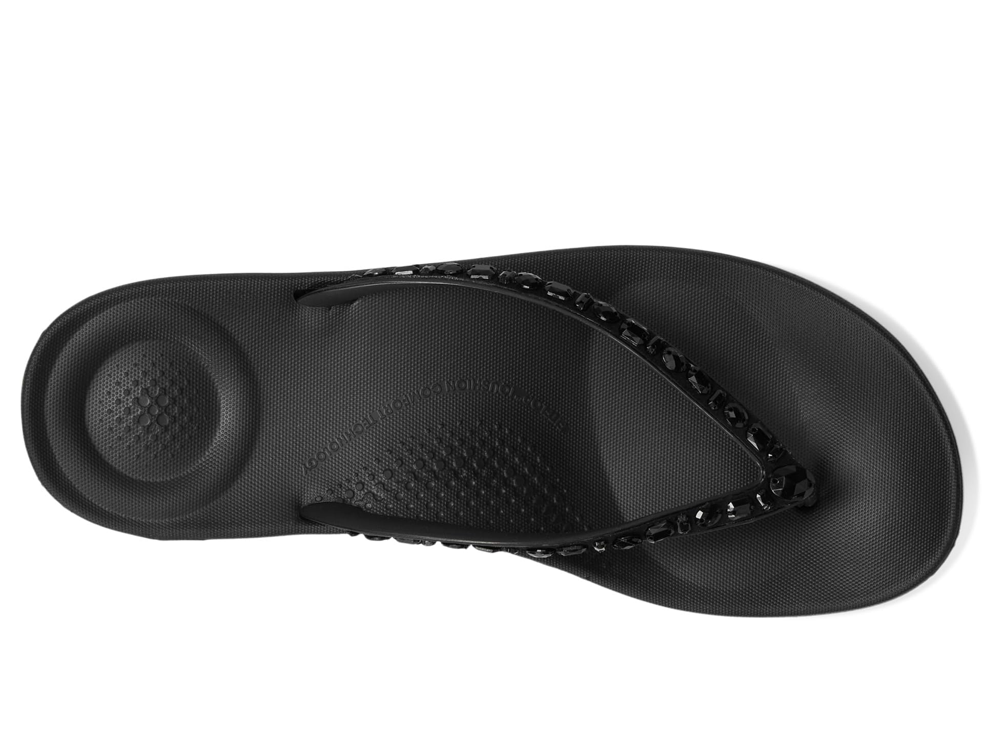 FitFlop iQushion Infradito Donna Nero Multicristalli