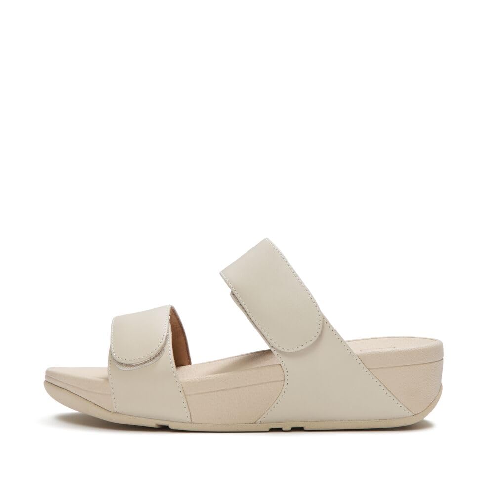 FitFlop Lulu Slides Sandali Ciabatta Donna Beige Pelle