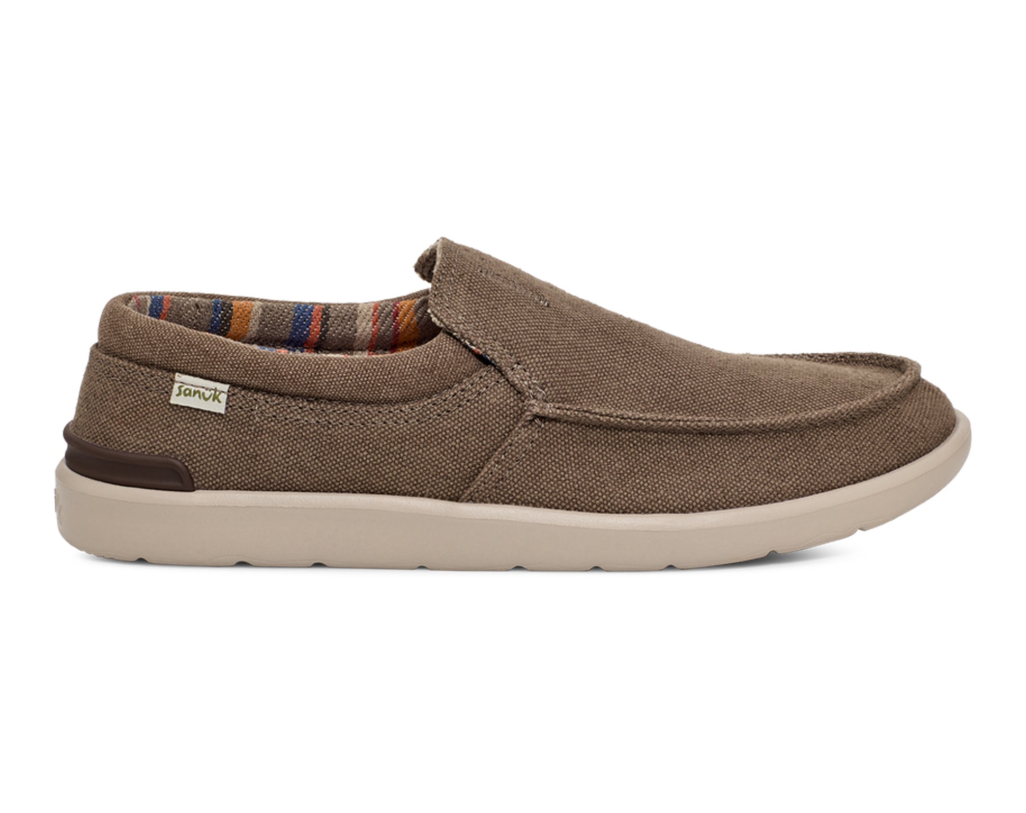 Sanuk Sidewalk Surfer Lite 2 Slip-On Uomo Nero Leggere