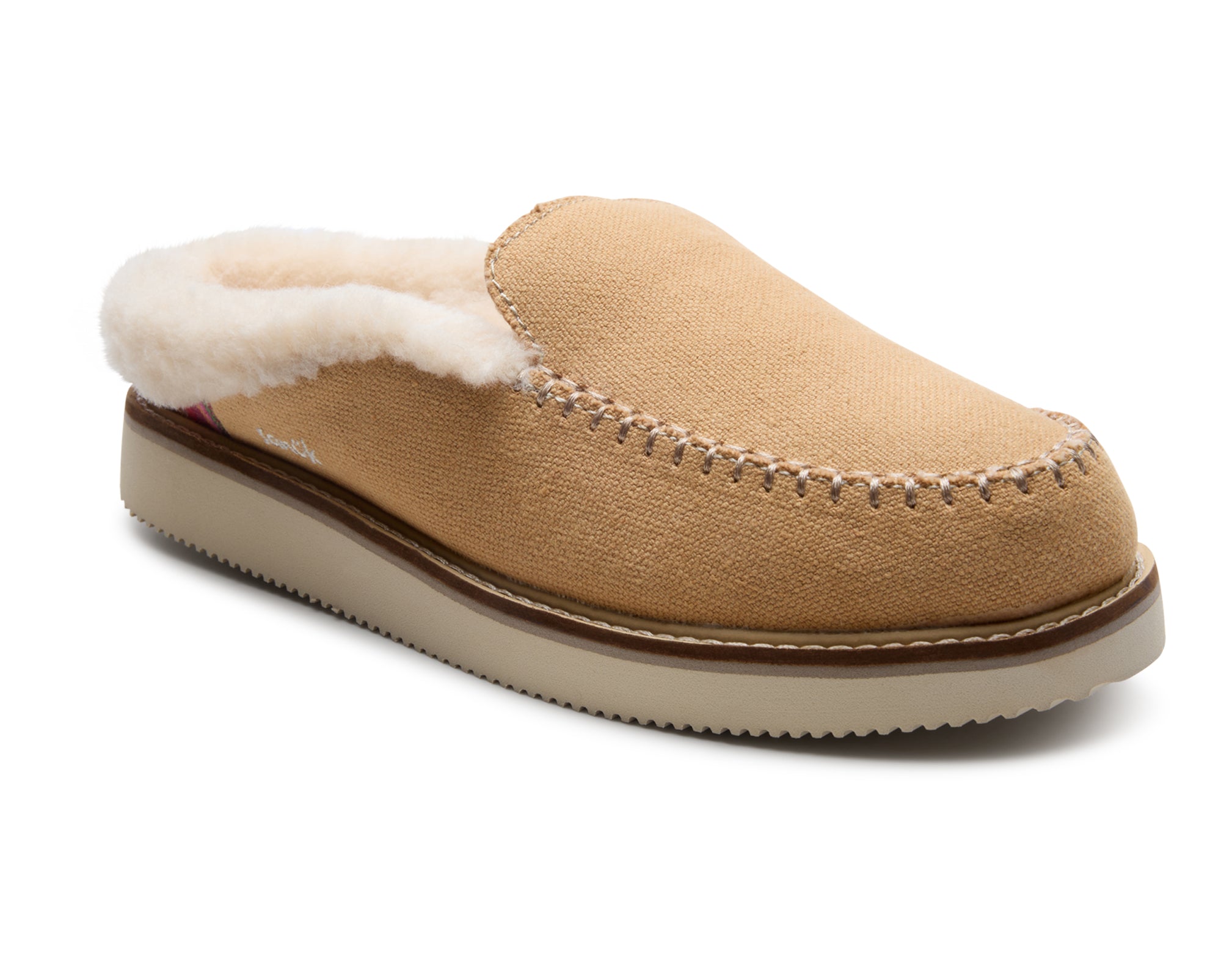 Sanuk Cozy Vibe pantofole donna burnt henna in lana