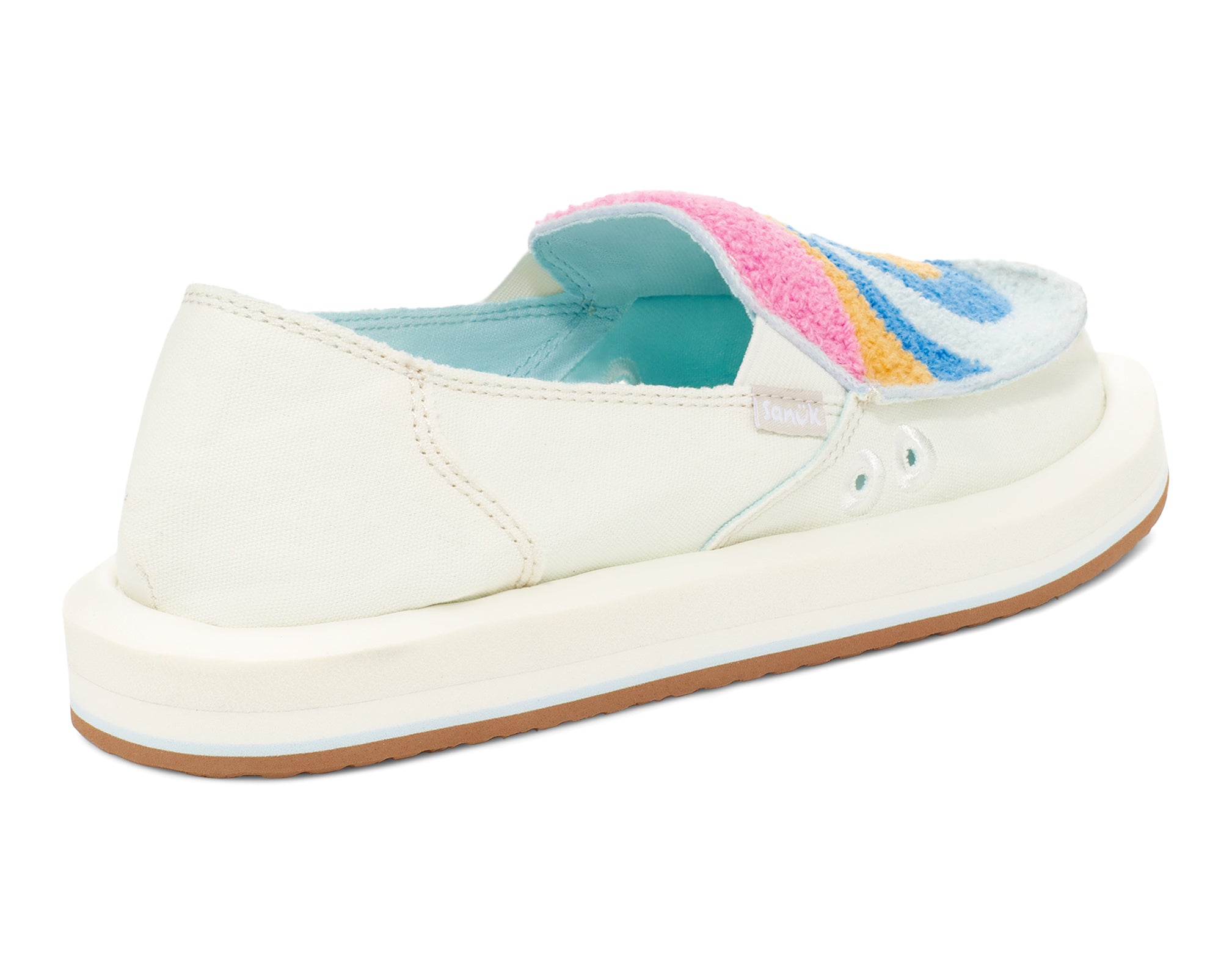 Sanuk Donna ST Shoreline Infradito White Multi stampa