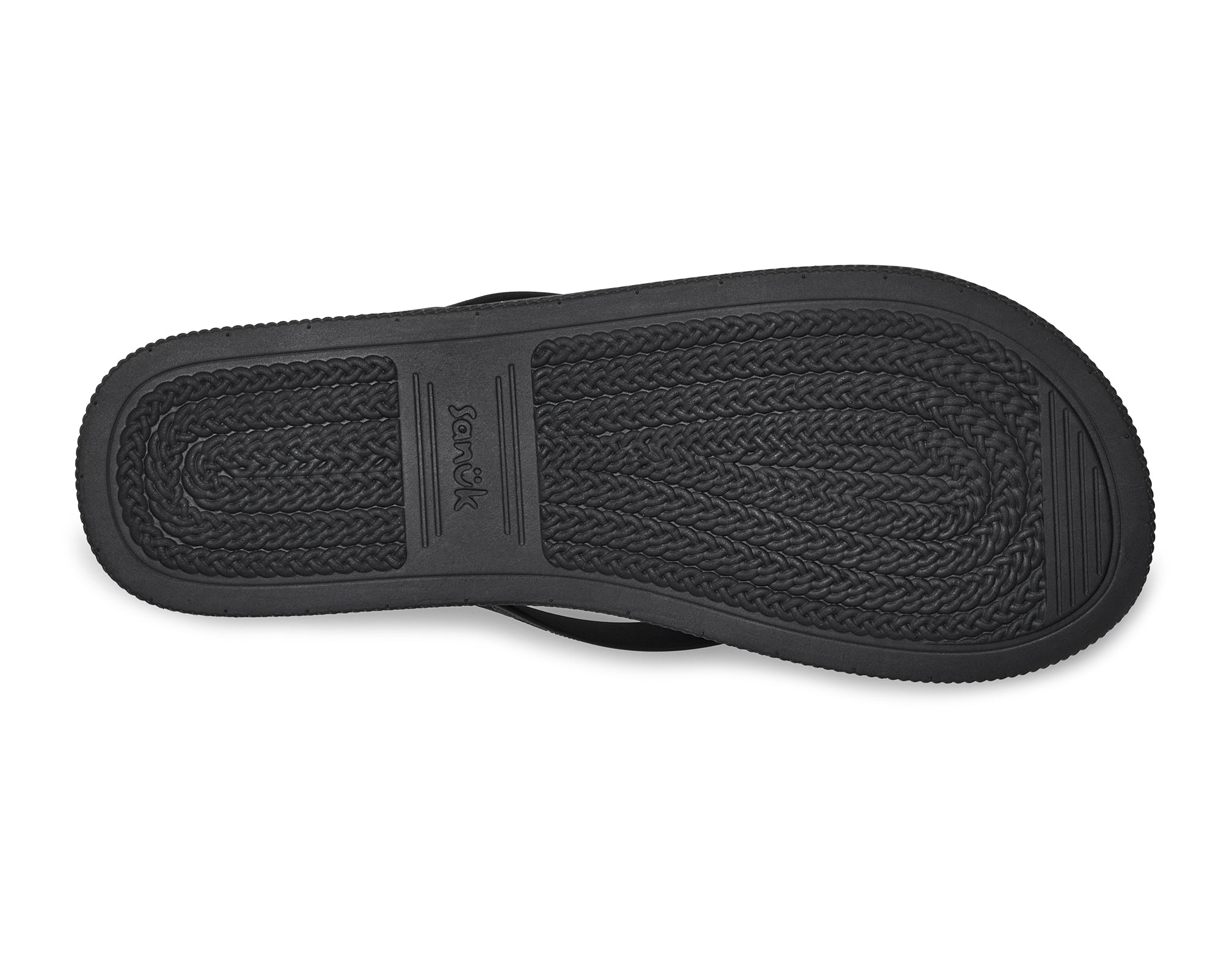 Sanuk Funshine infradito donna neri vegani water-friendly