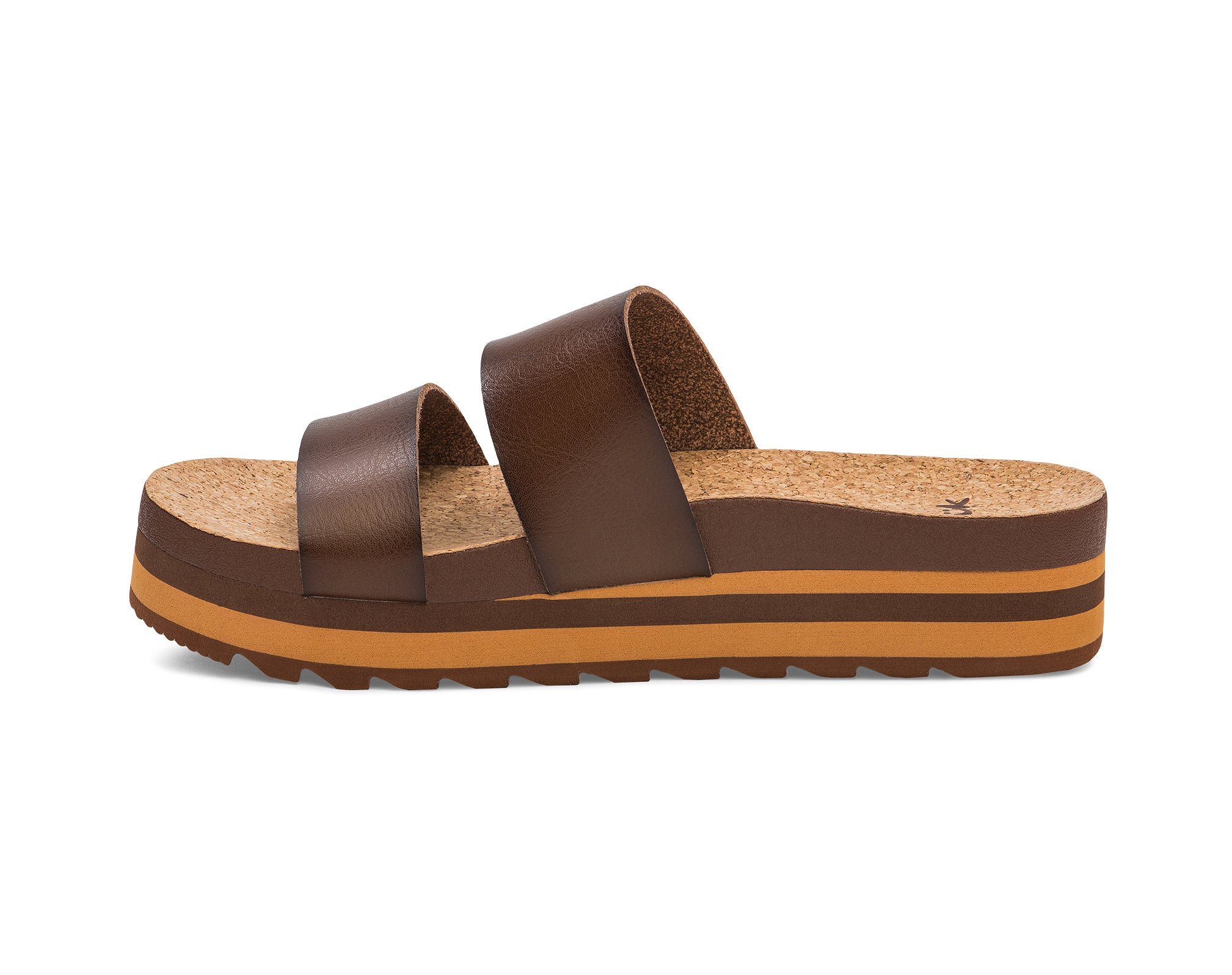 Sanuk Alt-Itude Sandali Platform Ojai Rawhide sughero