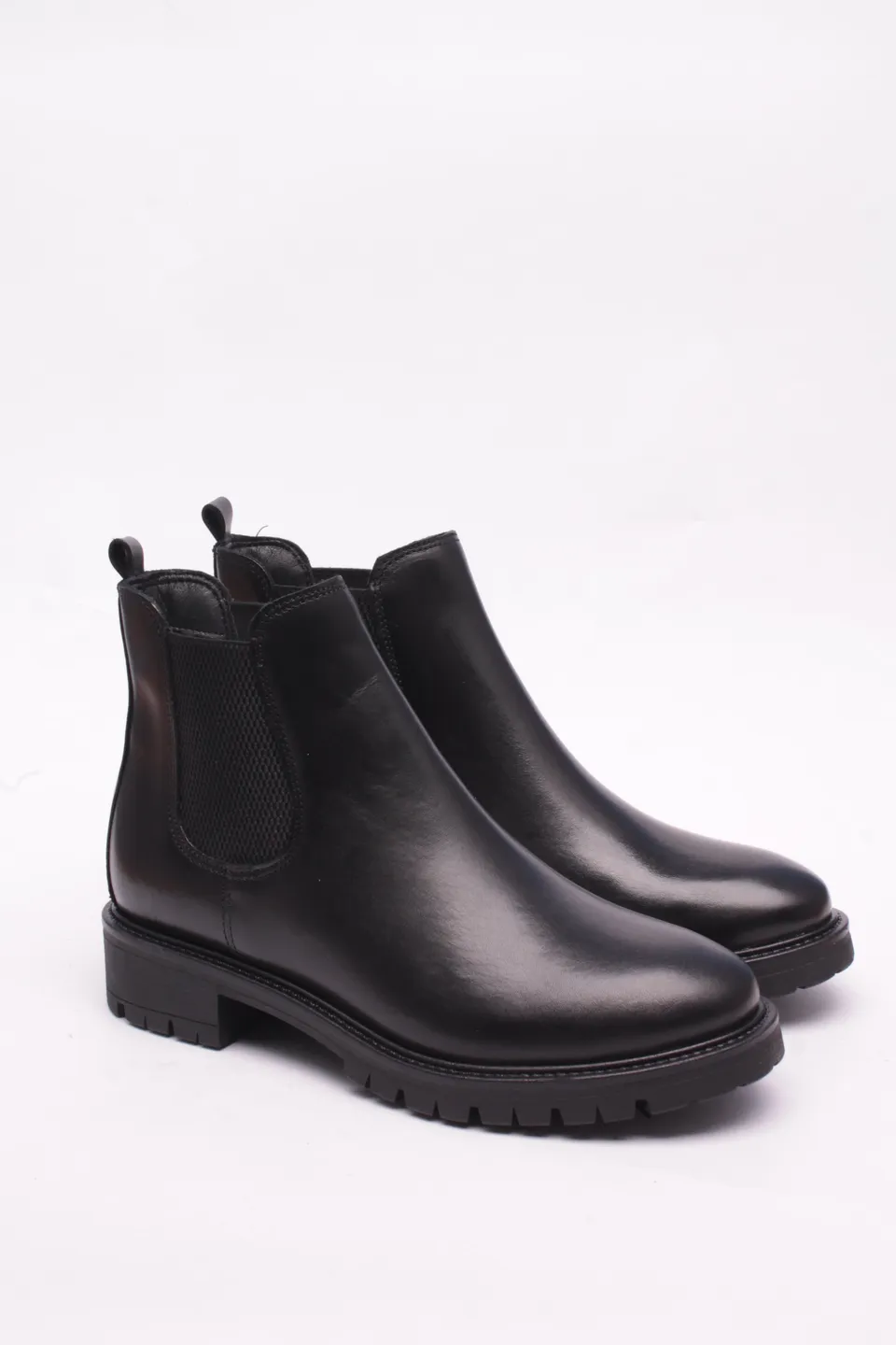 Cinzia Soft IS232106V tronchetto donna pelle nero tacco 3 cm